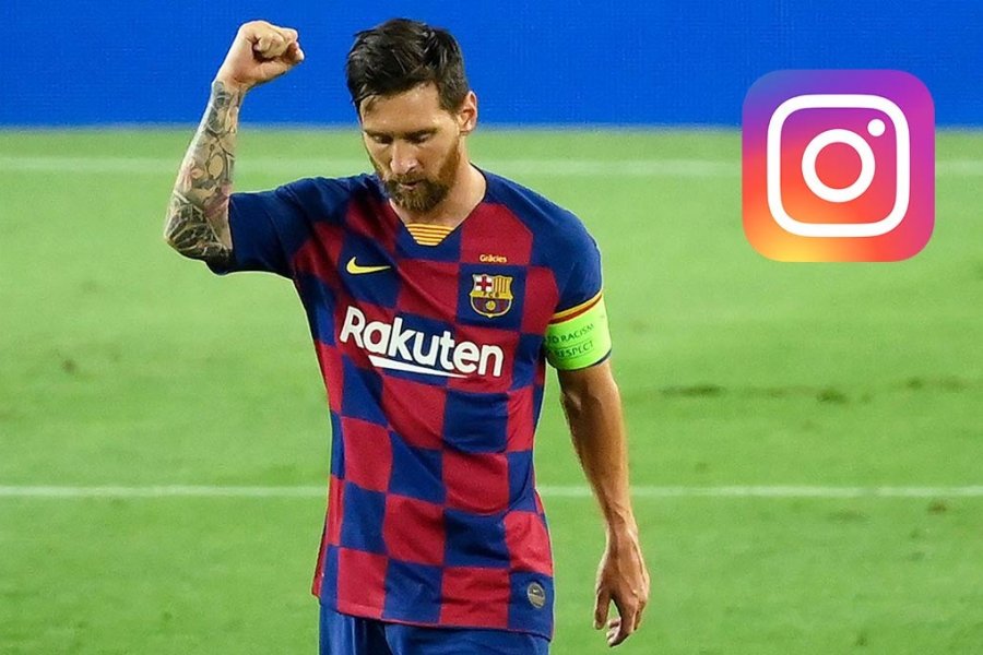 Messi tiene millones de seguidores en Instagram.