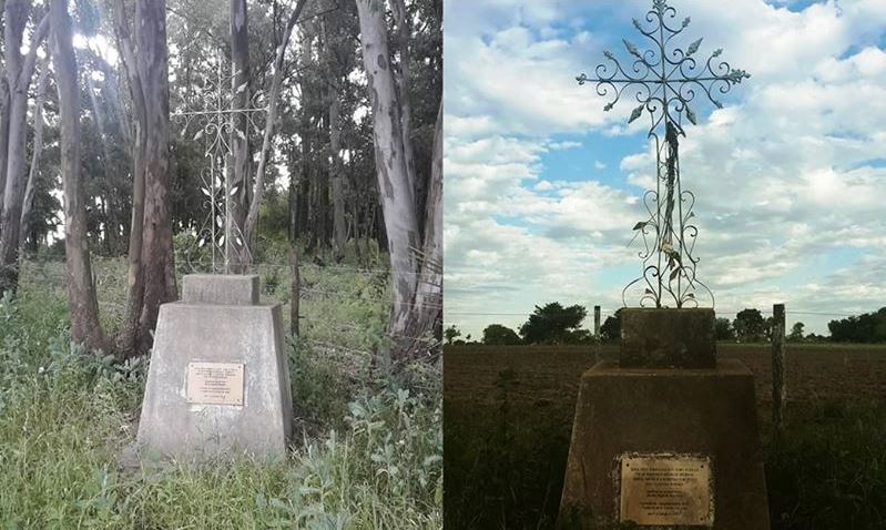 Dos de las cuatro cruces protectoras de nuestra ciudad.