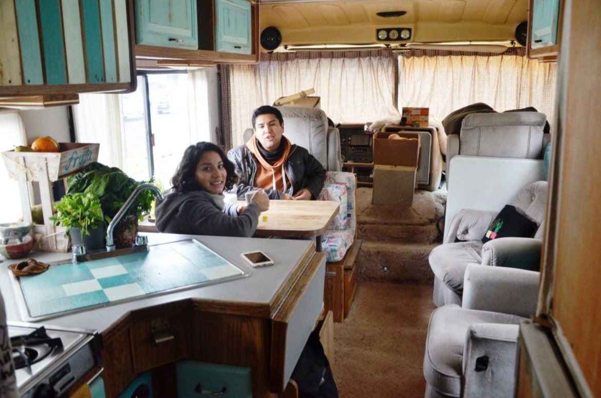 Renunciaron a la comodidad de su casa y recorren América en su motorhome.